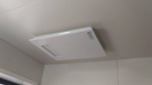 2021年12月21日奈良県大和高田市にて浴室乾燥機施工工事を実施いたしました。